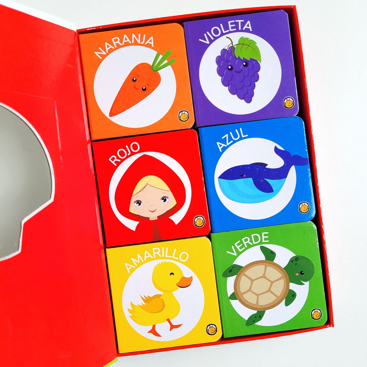 📚MI PRIMERA BIBLIOTECA COLORES🌈 6 libritos infantiles resistentes